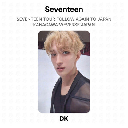 Seventeen TOUR FOLLOW AGAIN TO JAPAN KANAGAWA WEVERSE JAPAN Official Photocard