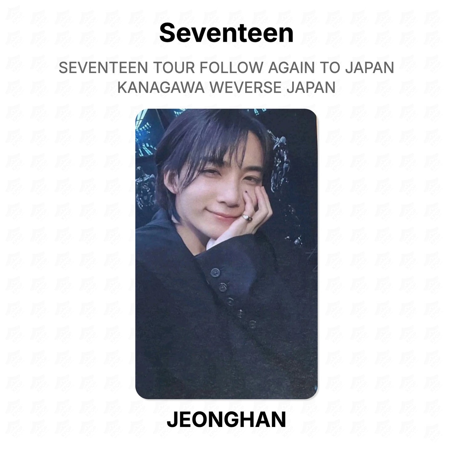 Seventeen TOUR FOLLOW AGAIN TO JAPAN KANAGAWA WEVERSE JAPAN Official Photocard