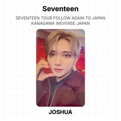 Seventeen TOUR FOLLOW AGAIN TO JAPAN KANAGAWA WEVERSE JAPAN Official Photocard