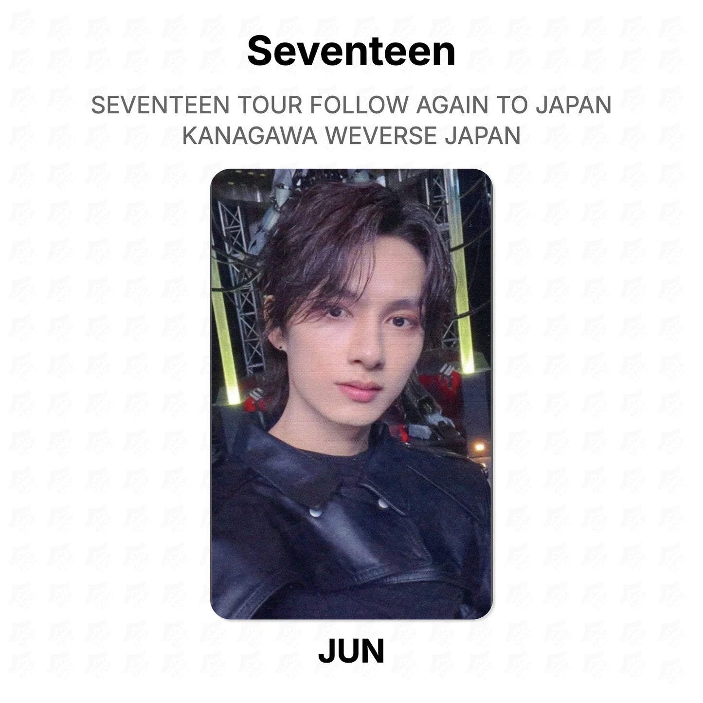 Seventeen TOUR FOLLOW AGAIN TO JAPAN KANAGAWA WEVERSE JAPAN Official Photocard
