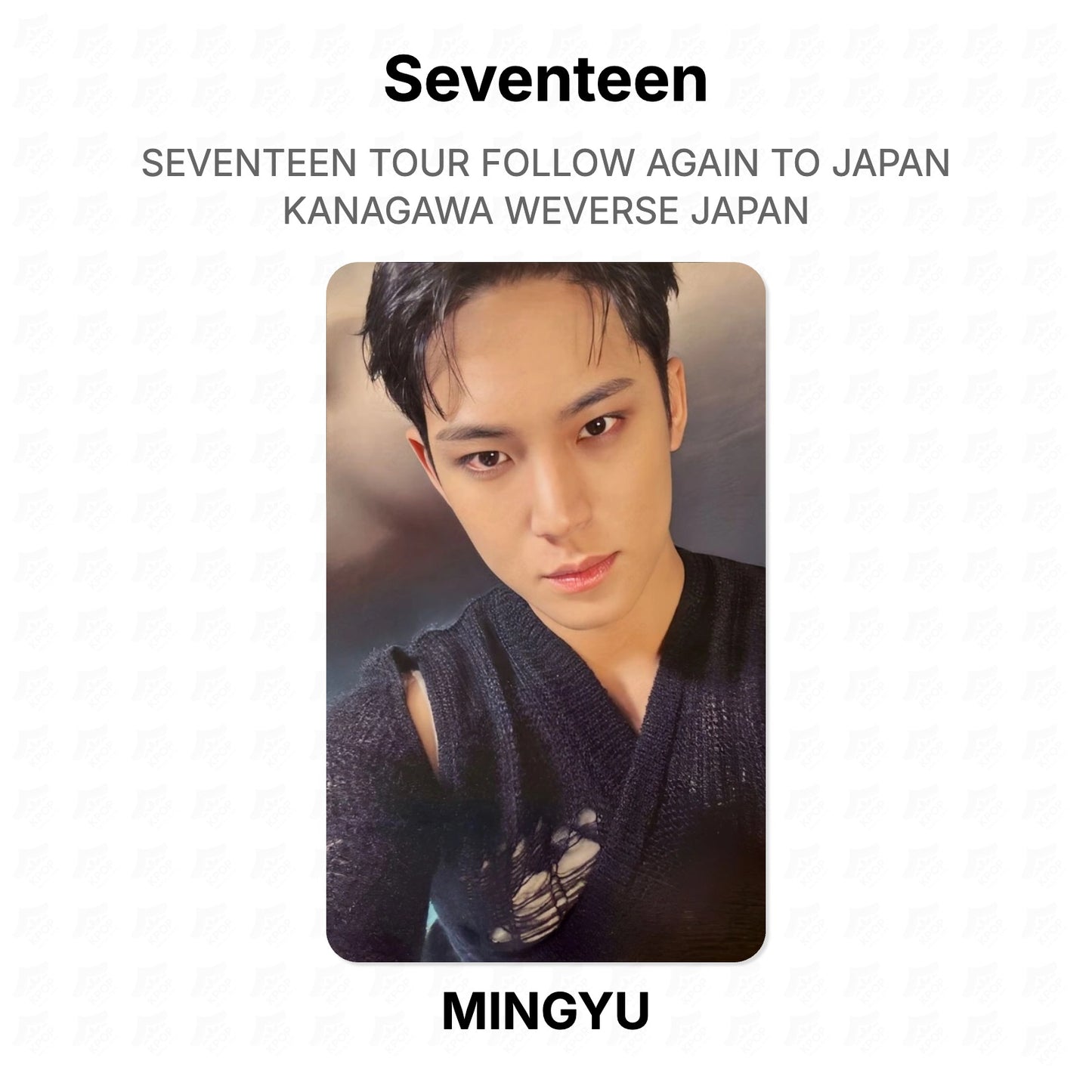 Seventeen TOUR FOLLOW AGAIN TO JAPAN KANAGAWA WEVERSE JAPAN Official Photocard