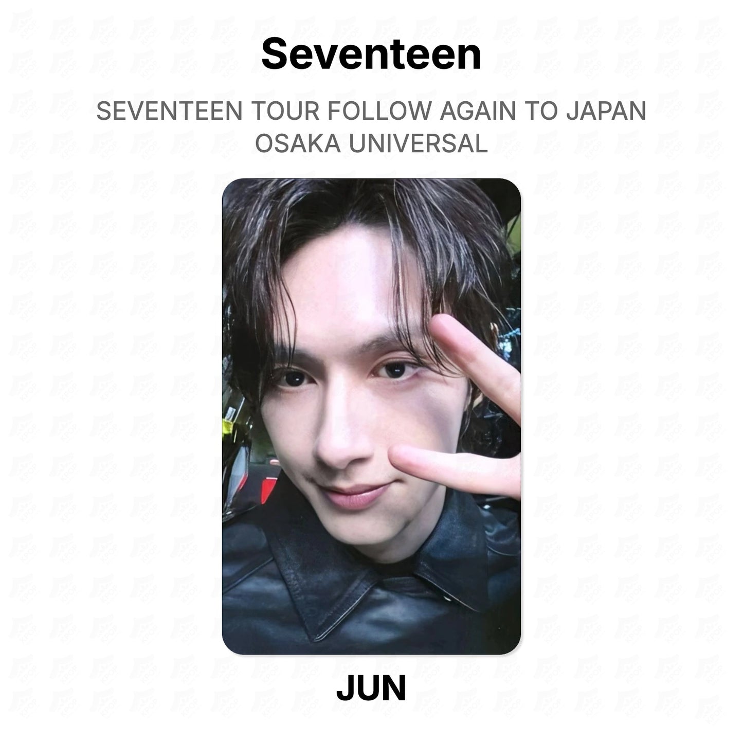 Seventeen TOUR FOLLOW AGAIN TO JAPAN OSAKA UNIVERSAL Official Photocard