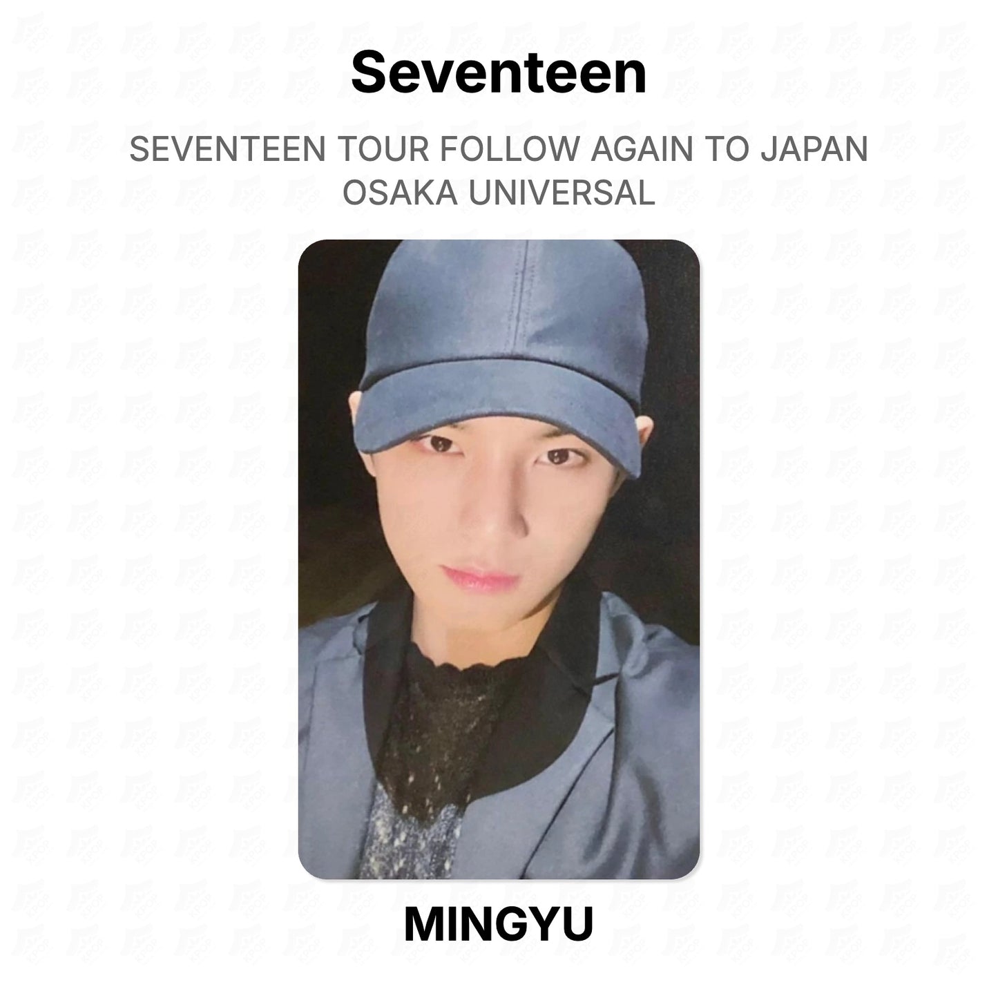 Seventeen TOUR FOLLOW AGAIN TO JAPAN OSAKA UNIVERSAL Official Photocard