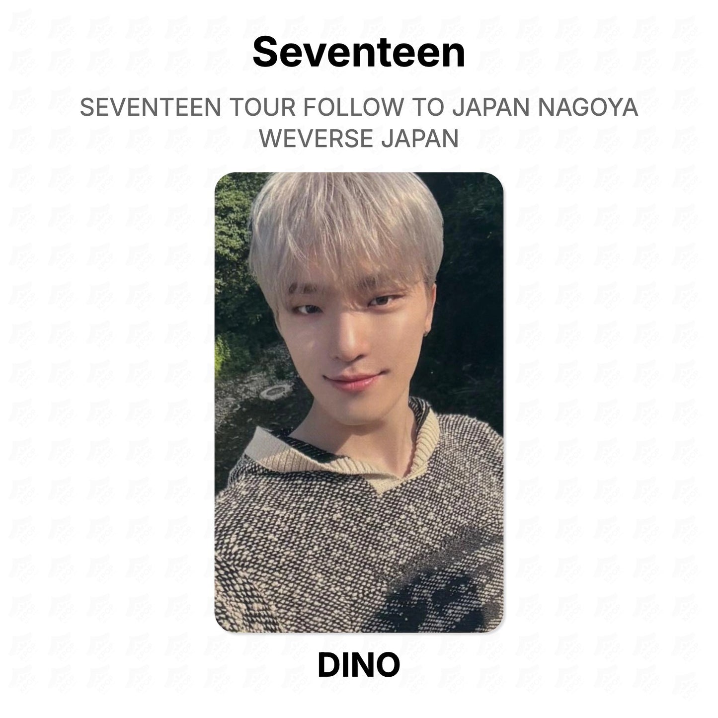 Seventeen TOUR FOLLOW TO JAPAN NAGOYA WEVERSE JAPAN Official Photocard