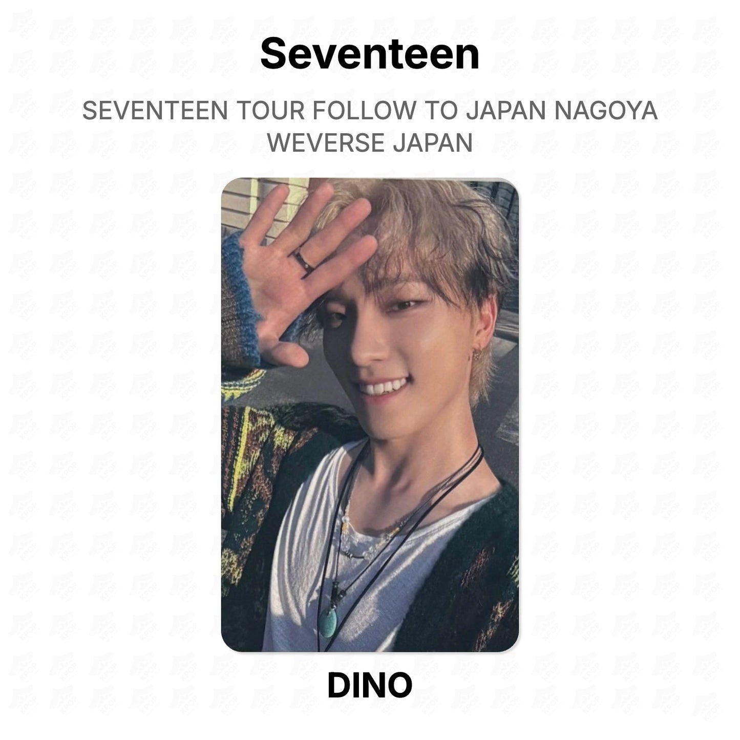 Seventeen TOUR FOLLOW TO JAPAN NAGOYA WEVERSE JAPAN Official Photocard