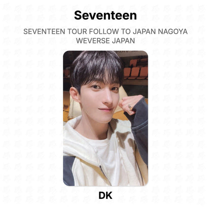 Seventeen TOUR FOLLOW TO JAPAN NAGOYA WEVERSE JAPAN Official Photocard