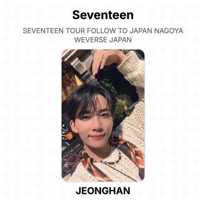 Seventeen TOUR FOLLOW TO JAPAN NAGOYA WEVERSE JAPAN Official Photocard