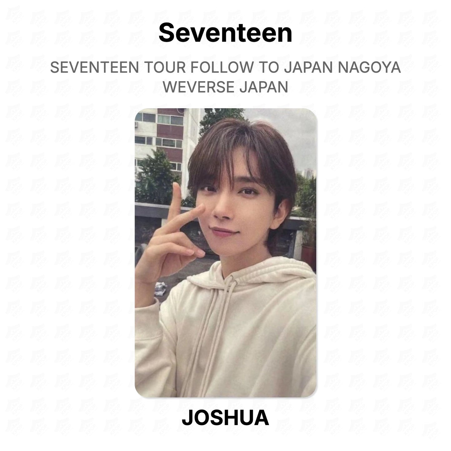 Seventeen TOUR FOLLOW TO JAPAN NAGOYA WEVERSE JAPAN Official Photocard