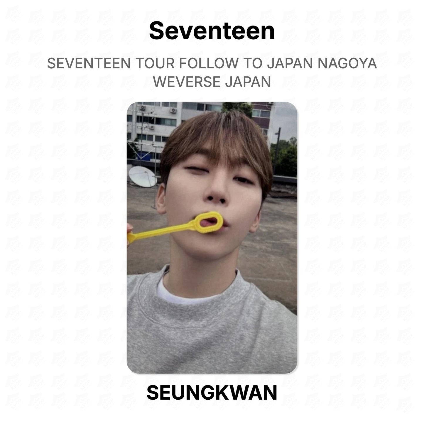 Seventeen TOUR FOLLOW TO JAPAN NAGOYA WEVERSE JAPAN Official Photocard