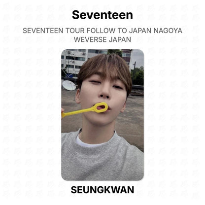 Seventeen TOUR FOLLOW TO JAPAN NAGOYA WEVERSE JAPAN Official Photocard