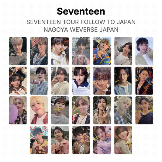 Seventeen TOUR FOLLOW TO JAPAN NAGOYA WEVERSE JAPAN Official Photocard