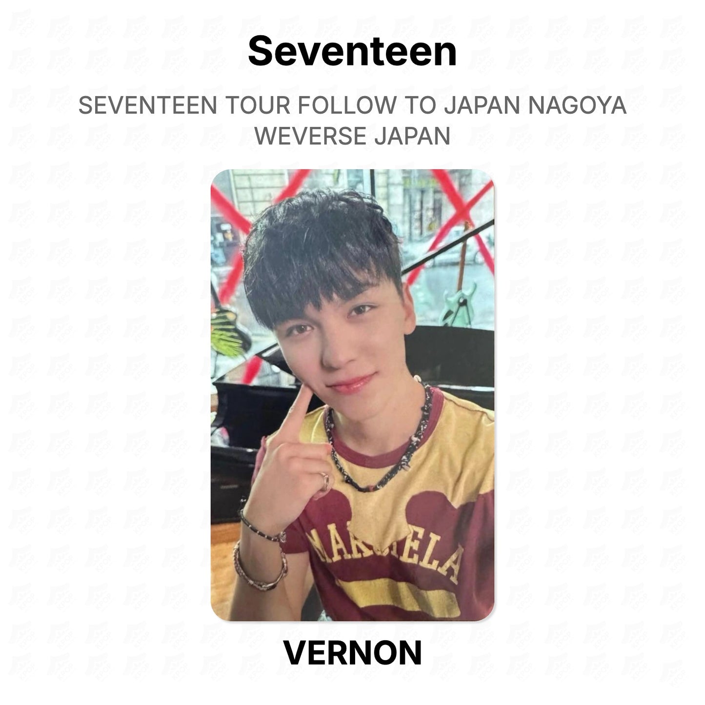 Seventeen TOUR FOLLOW TO JAPAN NAGOYA WEVERSE JAPAN Official Photocard