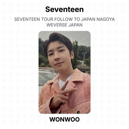 Seventeen TOUR FOLLOW TO JAPAN NAGOYA WEVERSE JAPAN Official Photocard