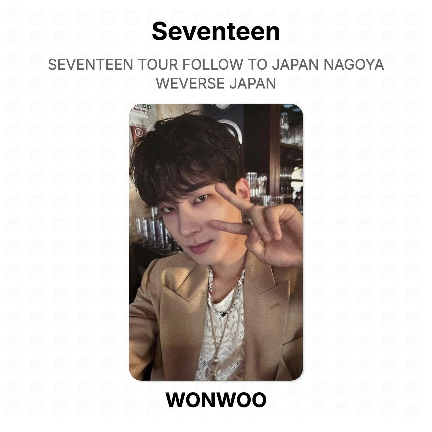 Seventeen TOUR FOLLOW TO JAPAN NAGOYA WEVERSE JAPAN Official Photocard