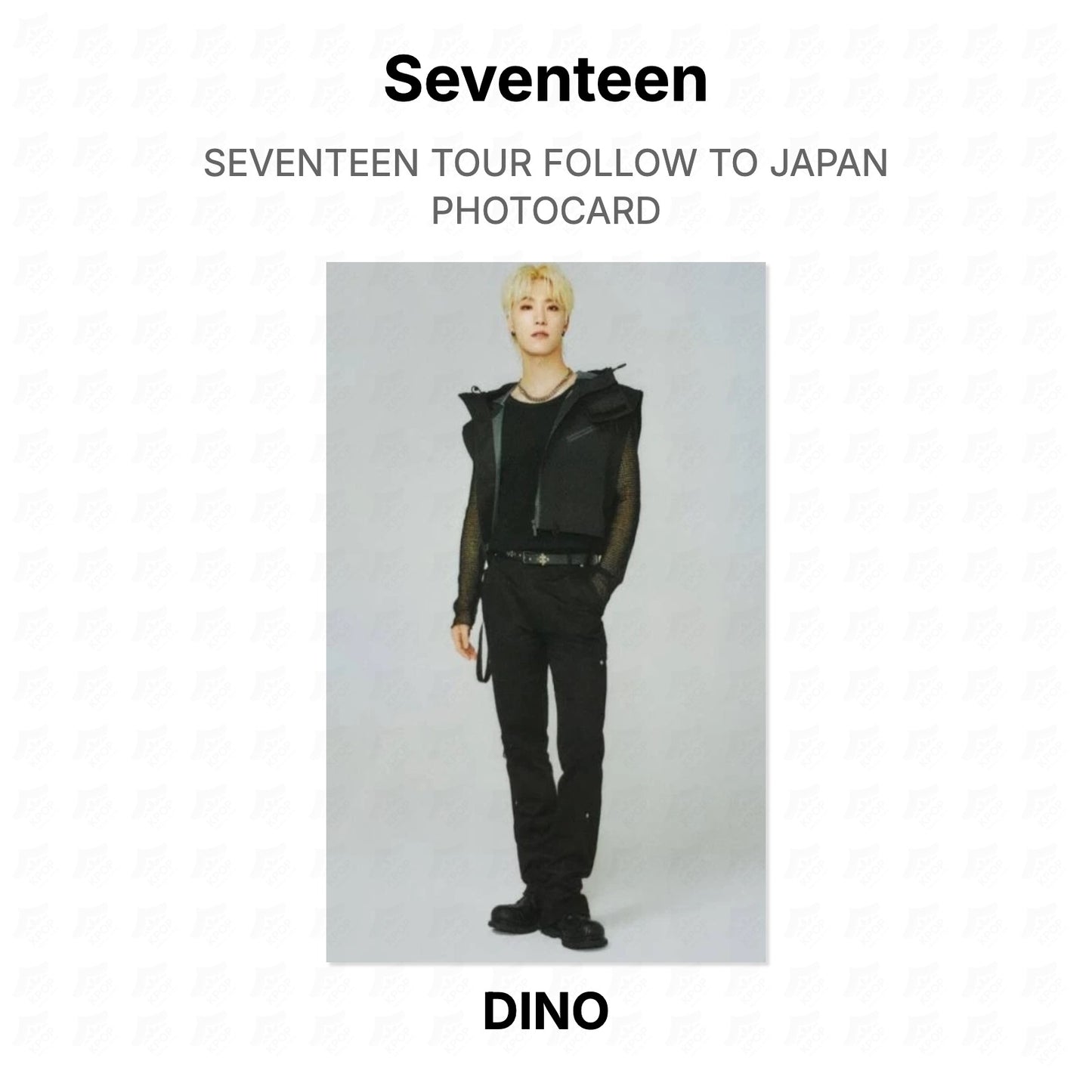 Seventeen TOUR FOLLOW TO JAPAN PHOTOCARD Official Photocard