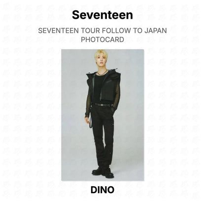 Seventeen TOUR FOLLOW TO JAPAN PHOTOCARD Official Photocard