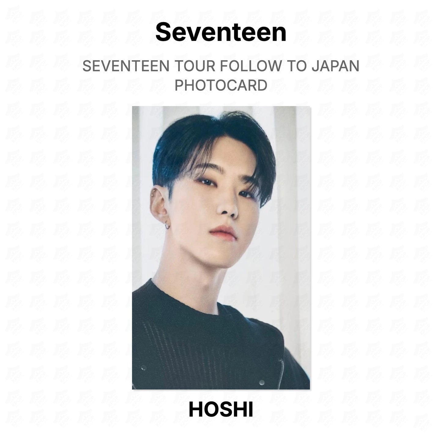 Seventeen TOUR FOLLOW TO JAPAN PHOTOCARD Official Photocard