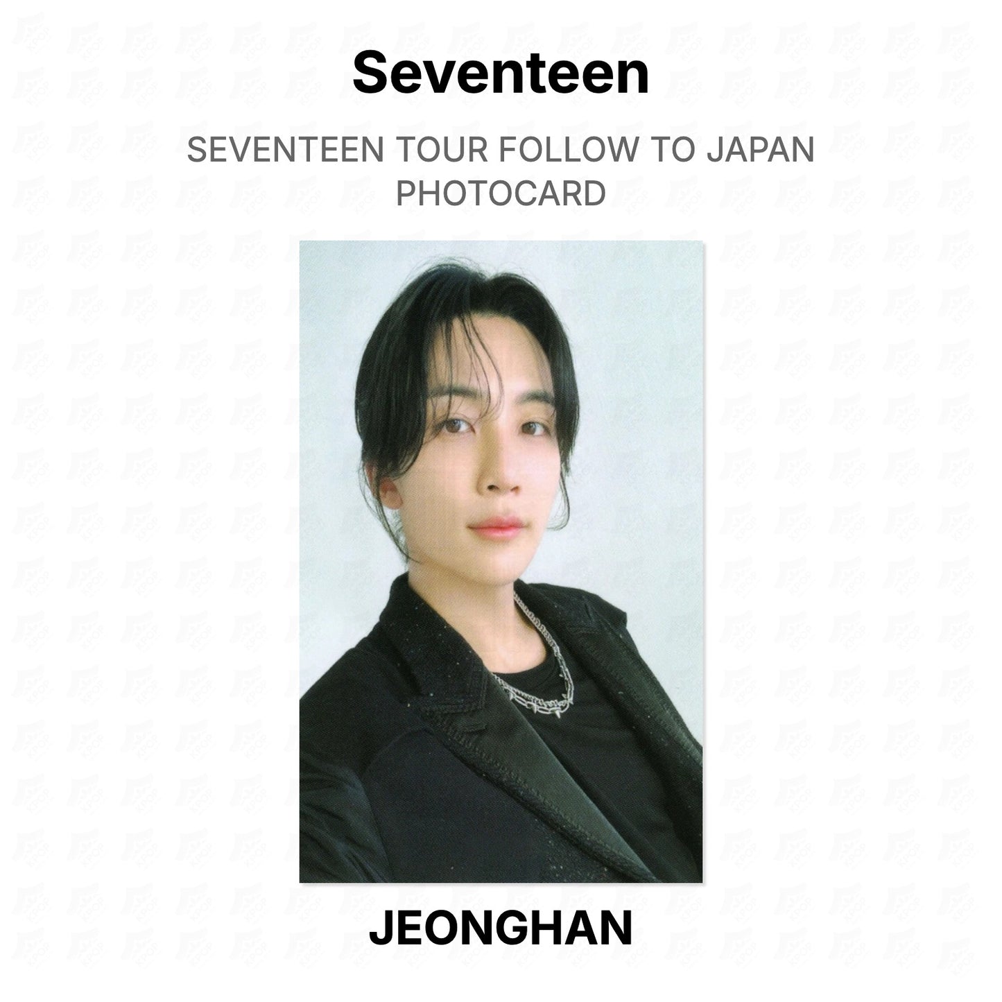 Seventeen TOUR FOLLOW TO JAPAN PHOTOCARD Official Photocard