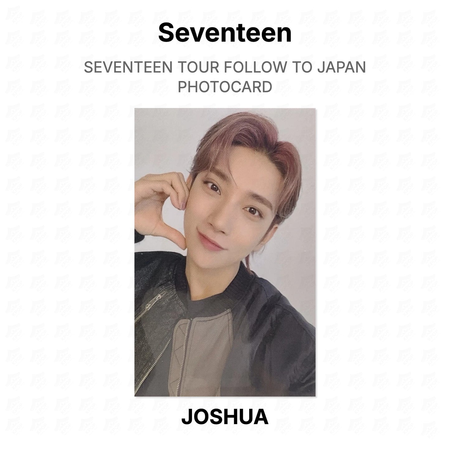 Seventeen TOUR FOLLOW TO JAPAN PHOTOCARD Official Photocard