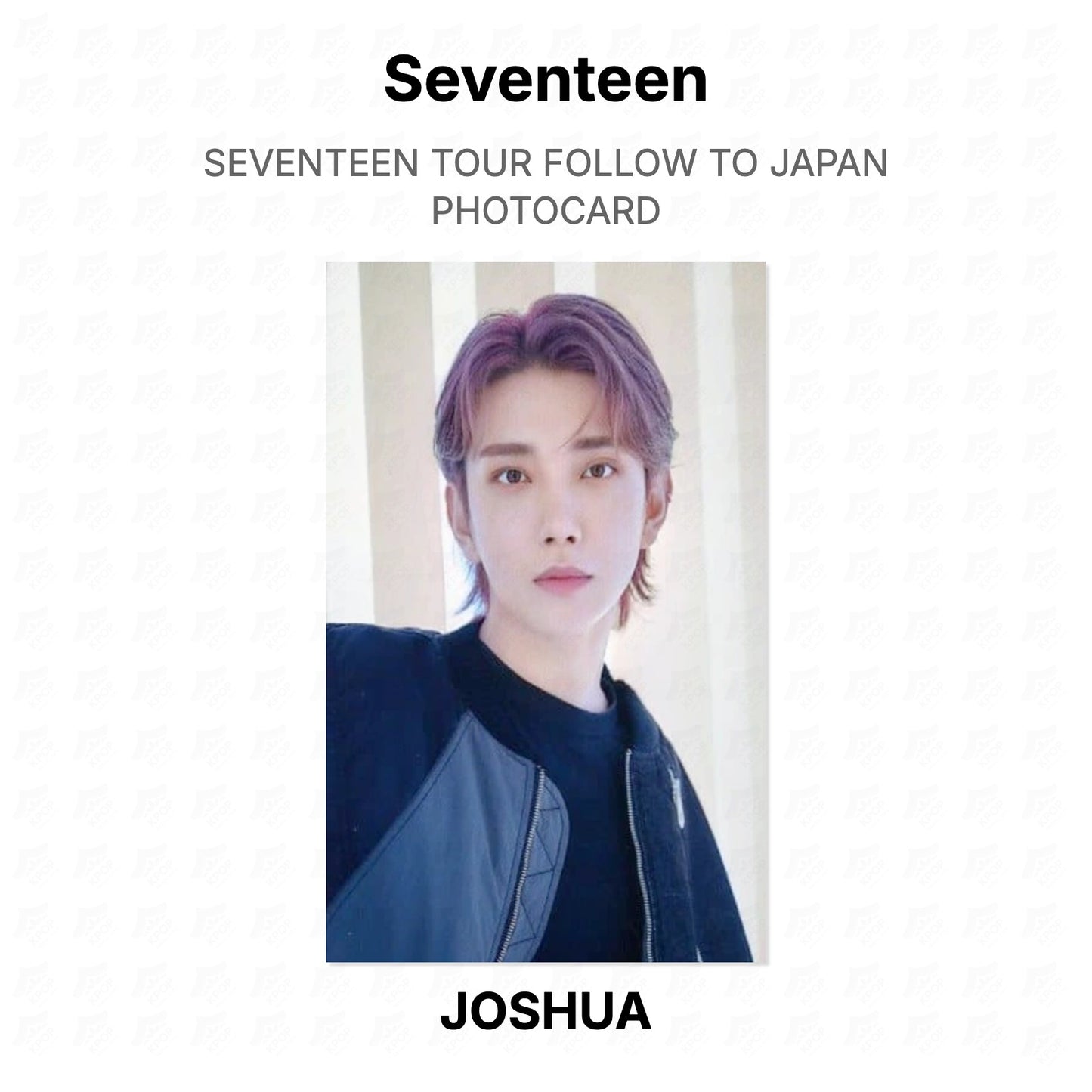 Seventeen TOUR FOLLOW TO JAPAN PHOTOCARD Official Photocard