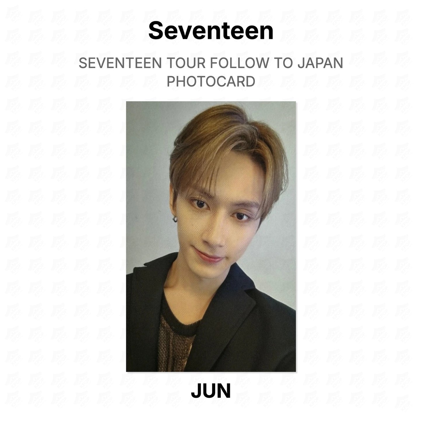 Seventeen TOUR FOLLOW TO JAPAN PHOTOCARD Official Photocard