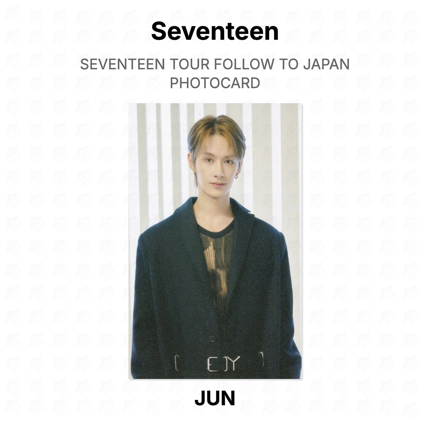 Seventeen TOUR FOLLOW TO JAPAN PHOTOCARD Official Photocard