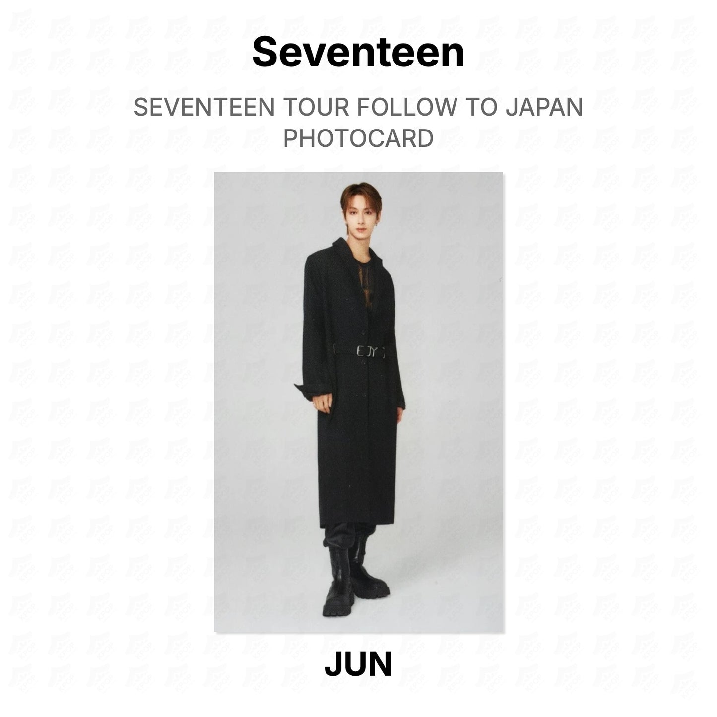 Seventeen TOUR FOLLOW TO JAPAN PHOTOCARD Official Photocard