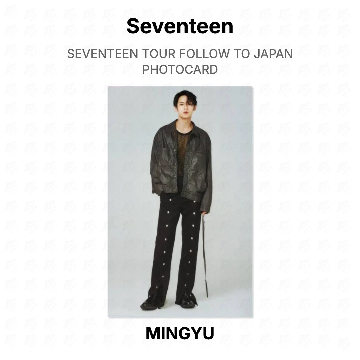 Seventeen TOUR FOLLOW TO JAPAN PHOTOCARD Official Photocard