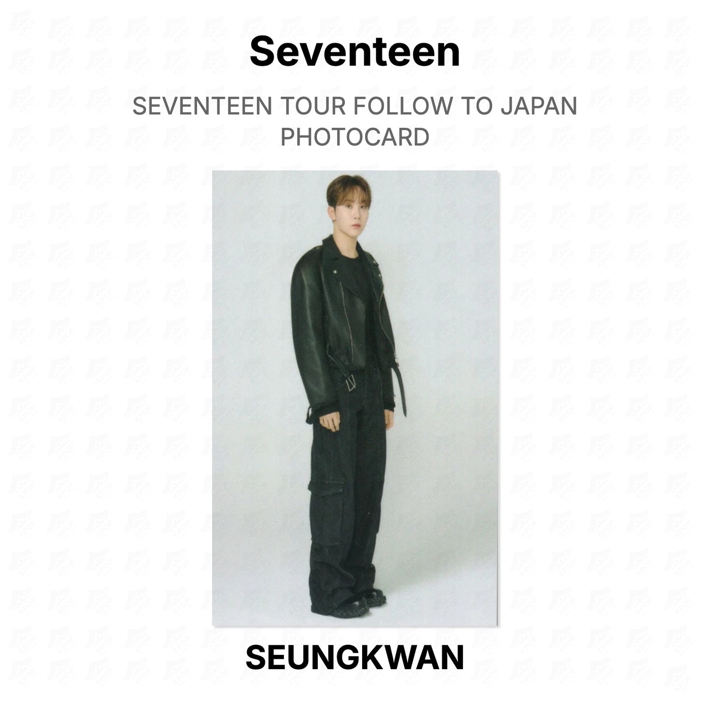 Seventeen TOUR FOLLOW TO JAPAN PHOTOCARD Official Photocard
