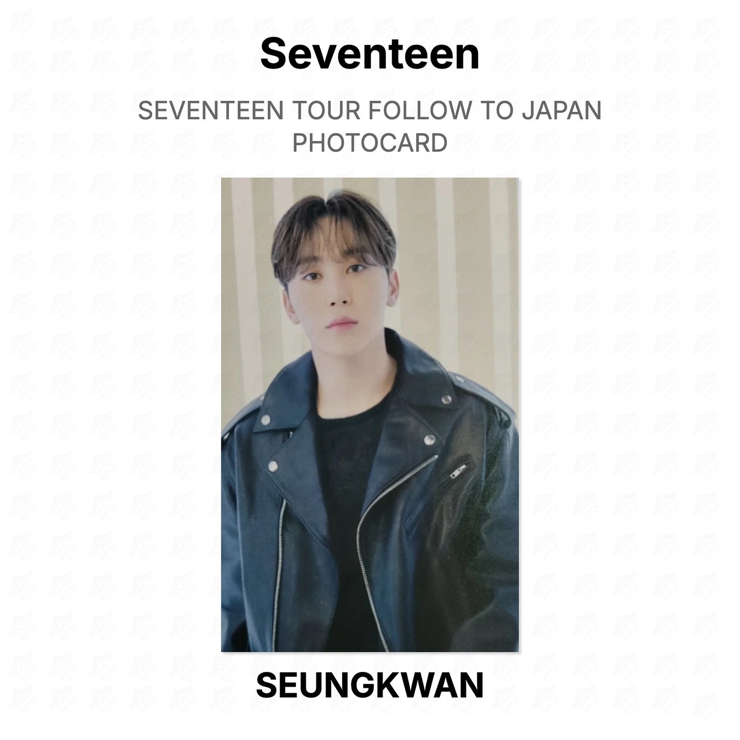Seventeen TOUR FOLLOW TO JAPAN PHOTOCARD Official Photocard