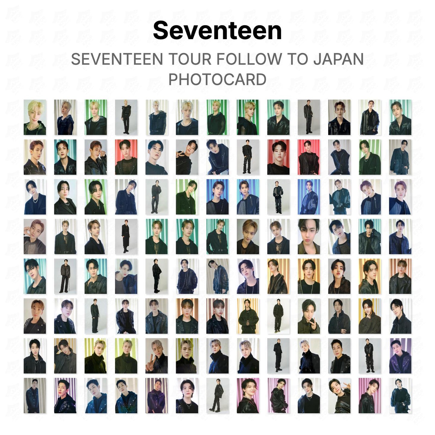 Seventeen TOUR FOLLOW TO JAPAN PHOTOCARD Official Photocard