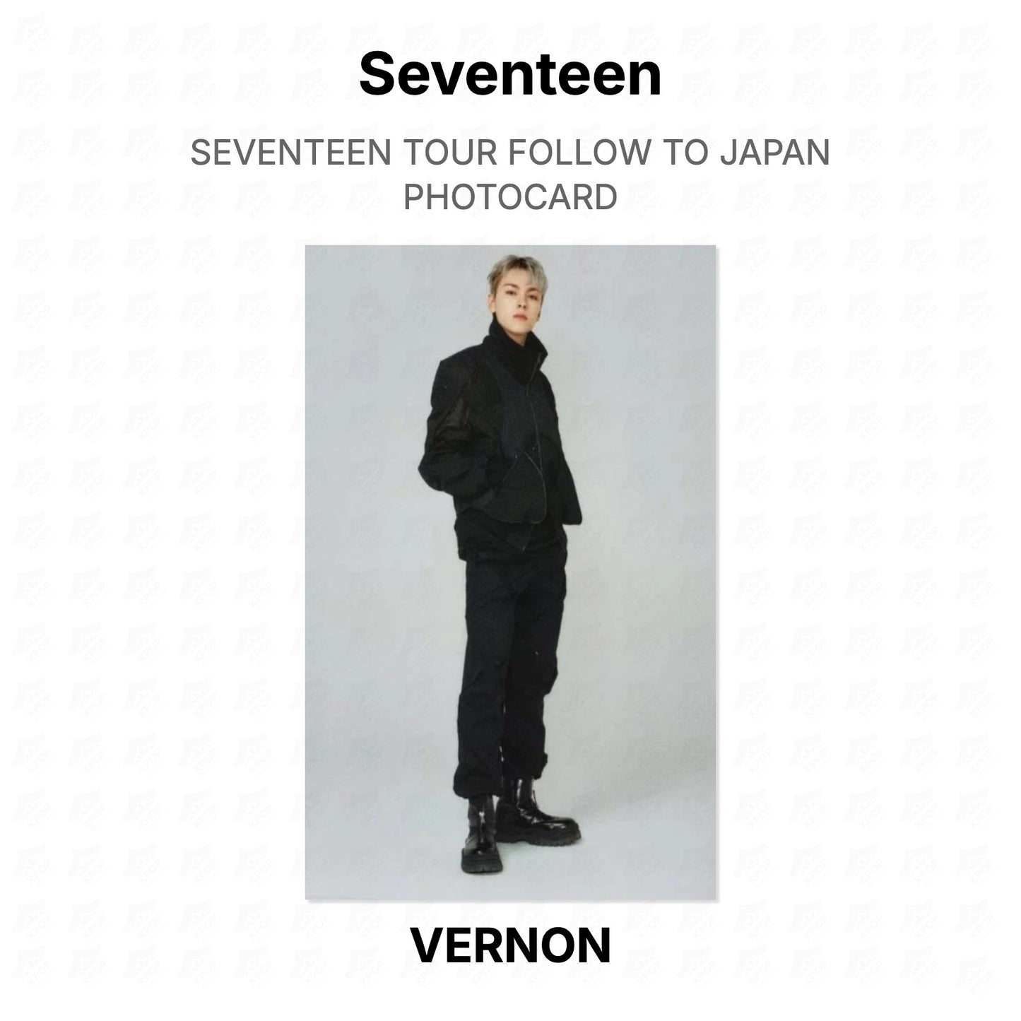 Seventeen TOUR FOLLOW TO JAPAN PHOTOCARD Official Photocard