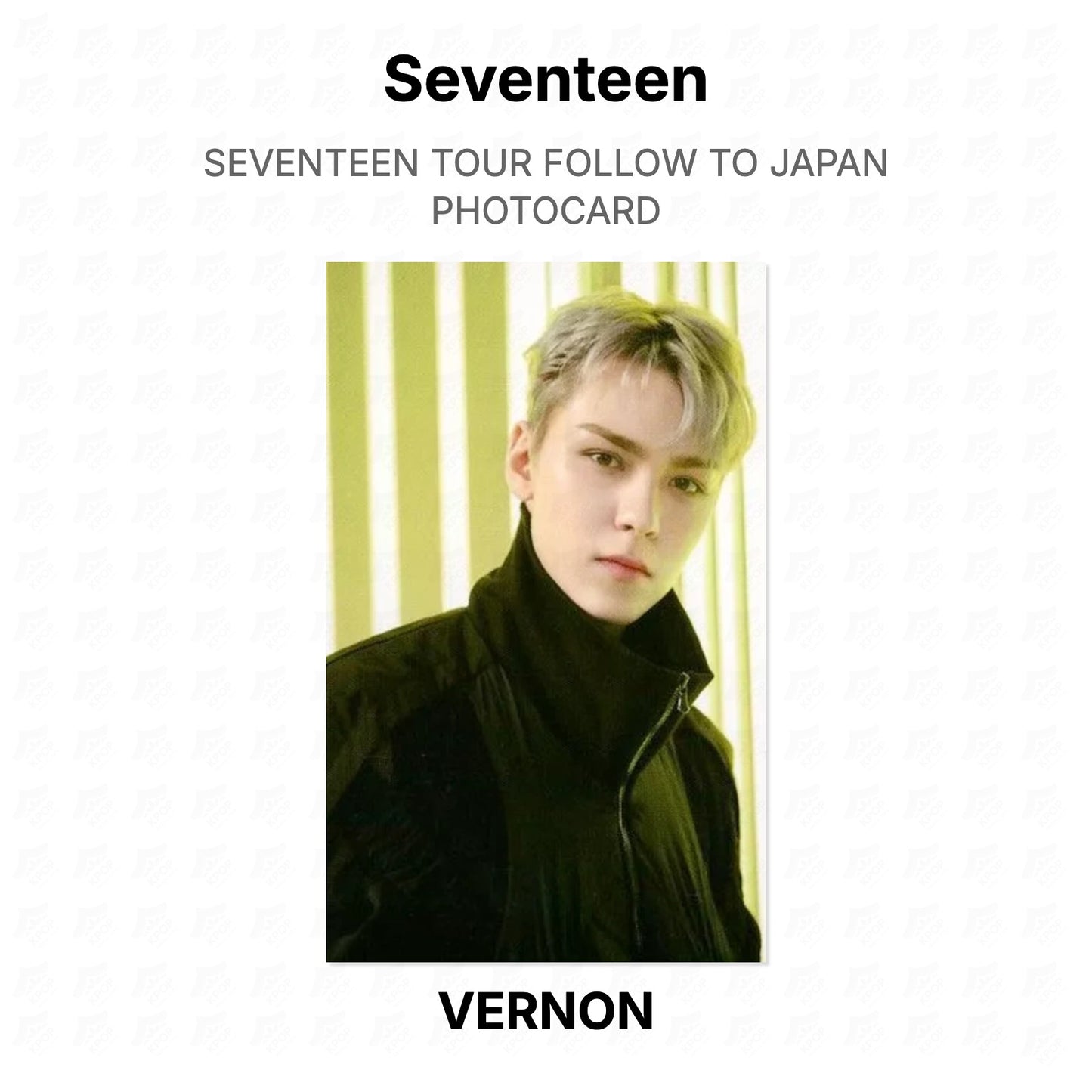 Seventeen TOUR FOLLOW TO JAPAN PHOTOCARD Official Photocard