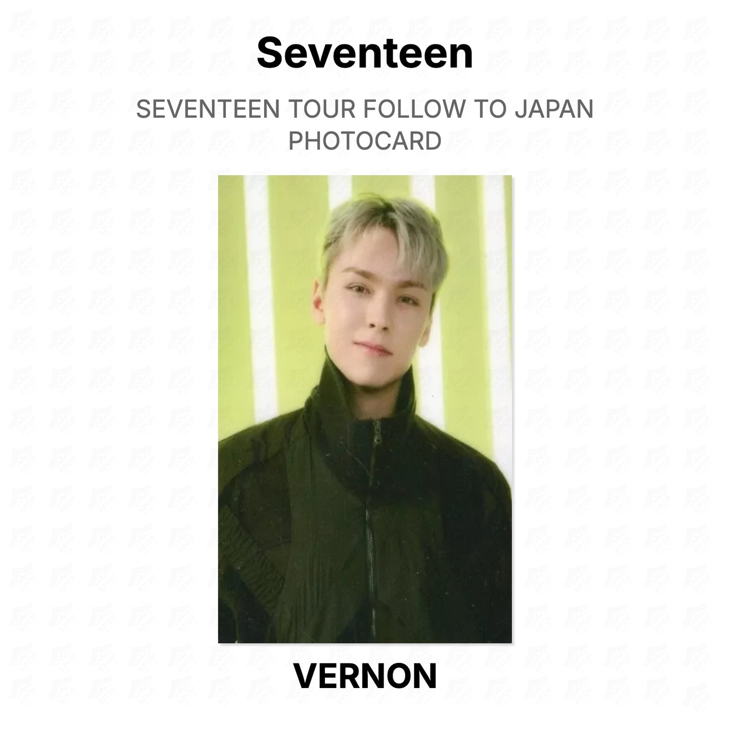 Seventeen TOUR FOLLOW TO JAPAN PHOTOCARD Official Photocard
