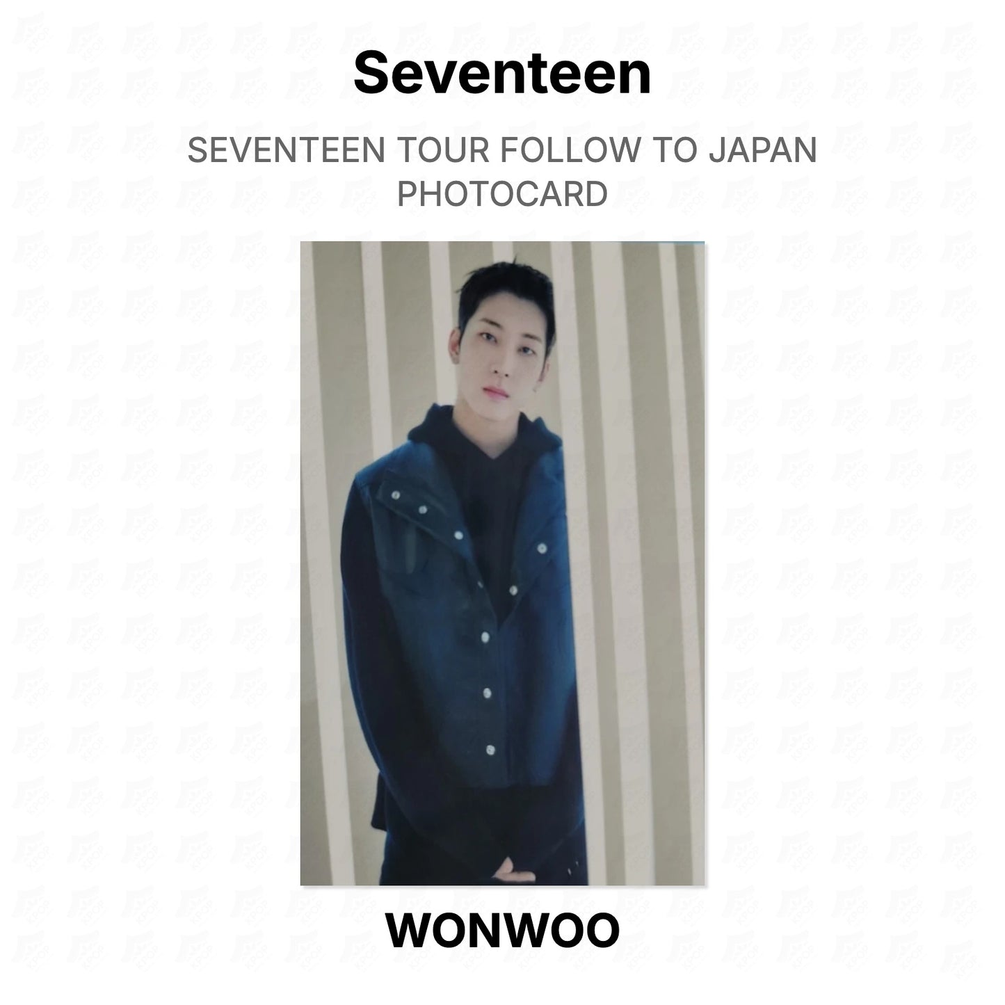 Seventeen TOUR FOLLOW TO JAPAN PHOTOCARD Official Photocard