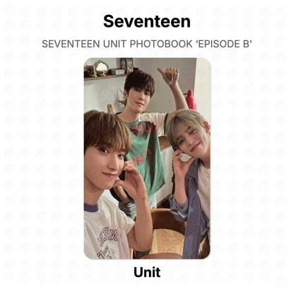 Seventeen UNIT PHOTOBOOK ‘EPISODE B' Official Photocard