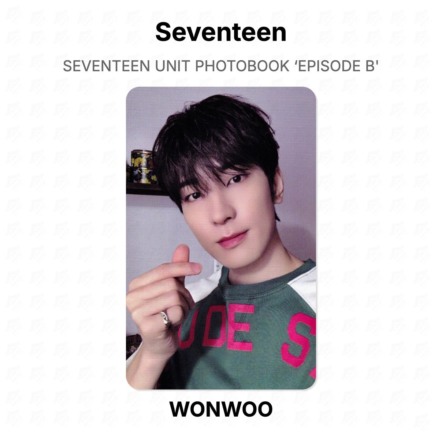 Seventeen UNIT PHOTOBOOK ‘EPISODE B' Official Photocard
