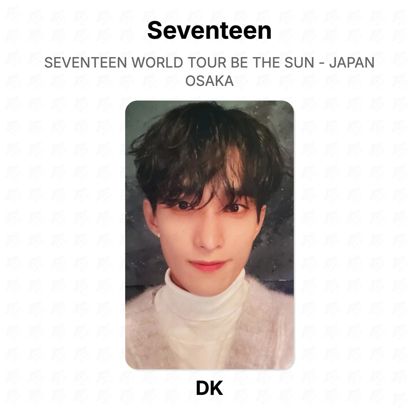 Seventeen WORLD TOUR BE THE SUN - JAPAN OSAKA Official Photocard