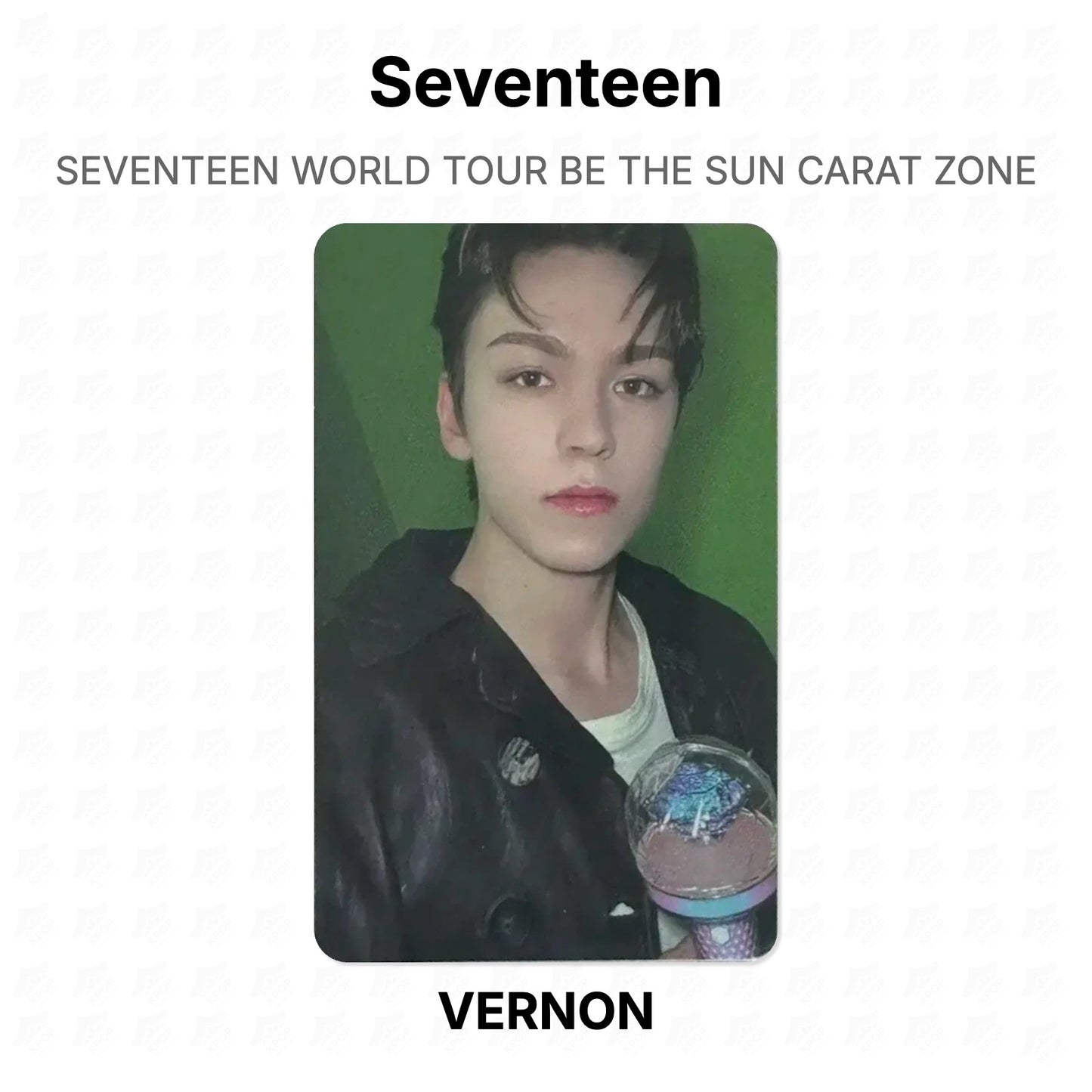 Seventeen WORLD TOUR BE THE SUN CARAT ZONE Official Photocard