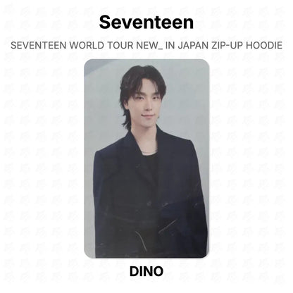 Seventeen WORLD TOUR NEW_ IN JAPAN ZIP-UP HOODIE Official Photocard