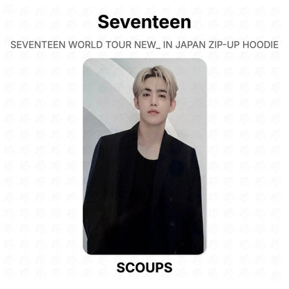 Seventeen WORLD TOUR NEW_ IN JAPAN ZIP-UP HOODIE Official Photocard