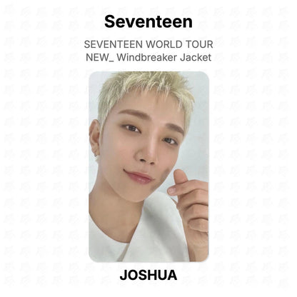 Seventeen WORLD TOUR NEW_ Windbreaker Jacket Official Photocard