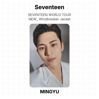 Seventeen WORLD TOUR NEW_ Windbreaker Jacket Official Photocard