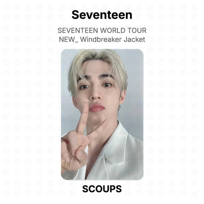 Seventeen WORLD TOUR NEW_ Windbreaker Jacket Official Photocard
