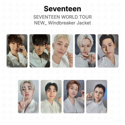 Seventeen WORLD TOUR NEW_ Windbreaker Jacket Official Photocard