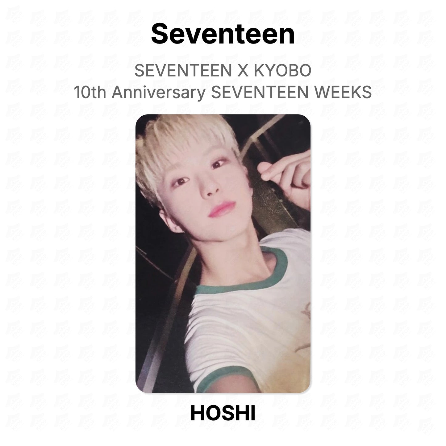 Seventeen X KYOBO 10th Anniversary SEVENTEEN WEEKS Official Photocard