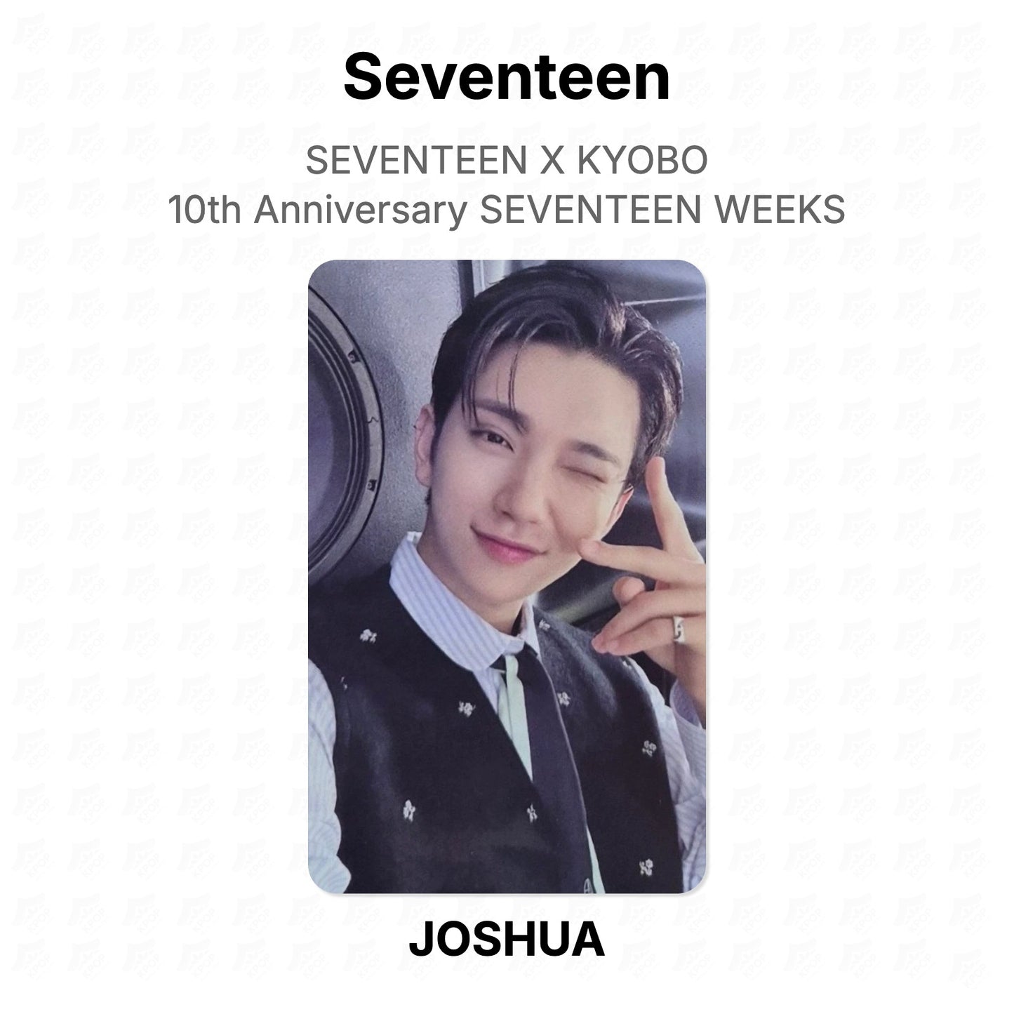 Seventeen X KYOBO 10th Anniversary SEVENTEEN WEEKS Official Photocard