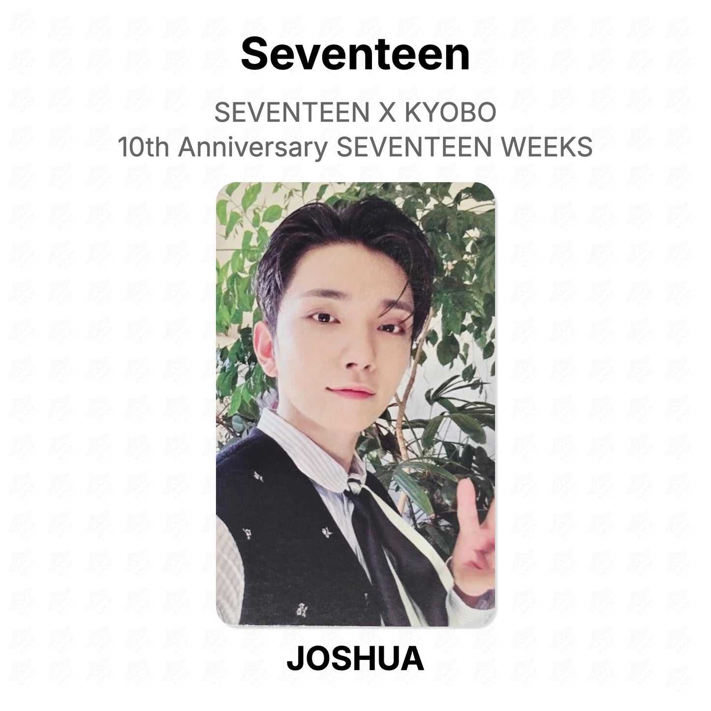 Seventeen X KYOBO 10th Anniversary SEVENTEEN WEEKS Official Photocard