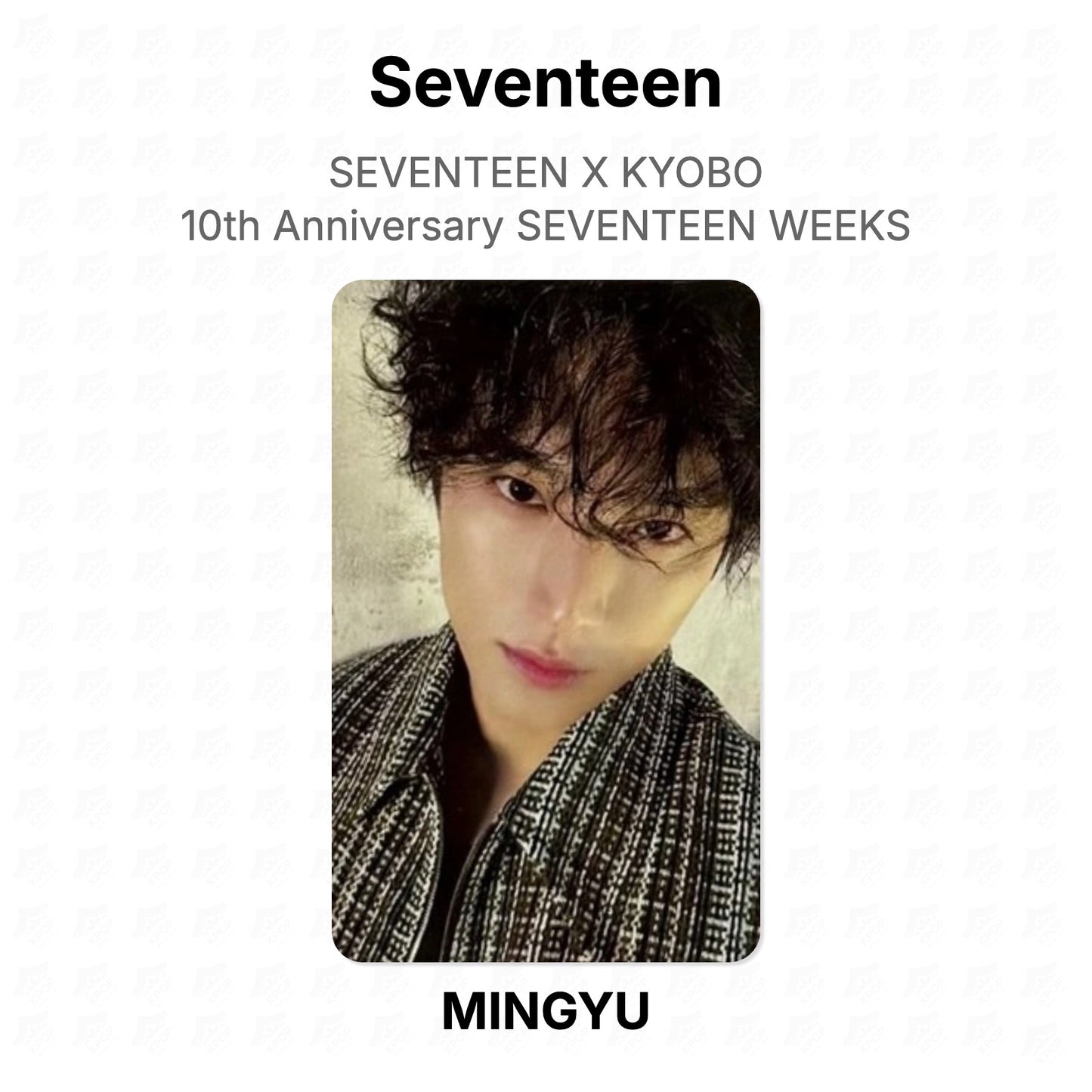 Seventeen X KYOBO 10th Anniversary SEVENTEEN WEEKS Official Photocard