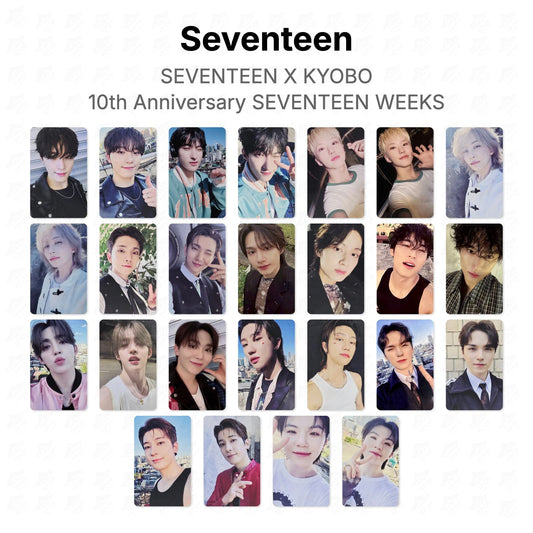 Seventeen X KYOBO 10th Anniversary SEVENTEEN WEEKS Official Photocard